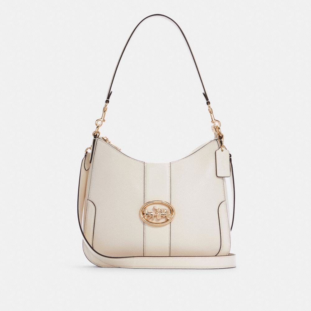 COACH C1534 - Georgie Hobo GOLD/CHALK