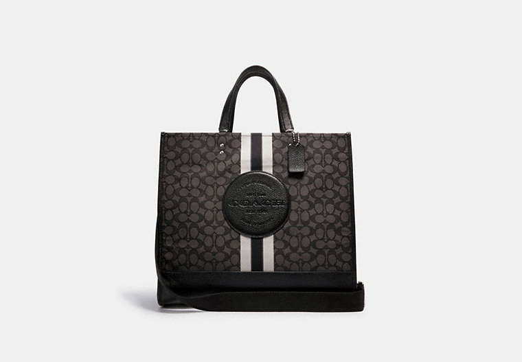 Dempsey Tote 40 In Signature Jacquard With Stripe And Coach Patch image number 0