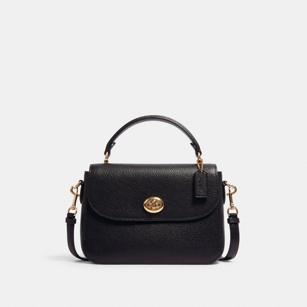 MARLIE TOP HANDLE SATCHEL - IM/BLACK - COACH C1557