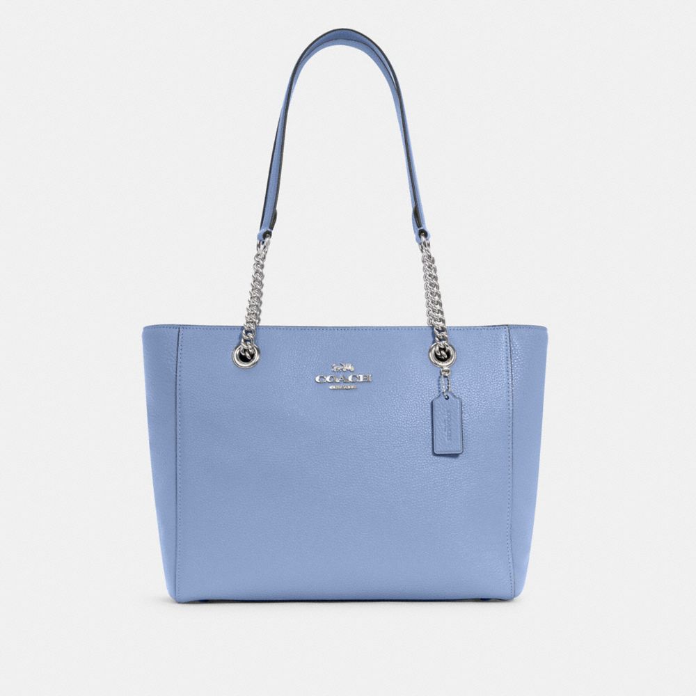 COACH C1566 Marlie Tote SV/PERIWINKLE