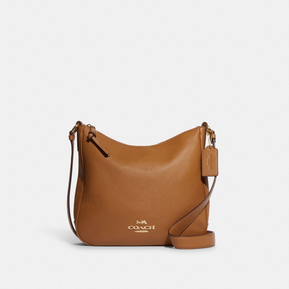 Ellie File Bag - C1648 - Gold/LIGHT SADDLE