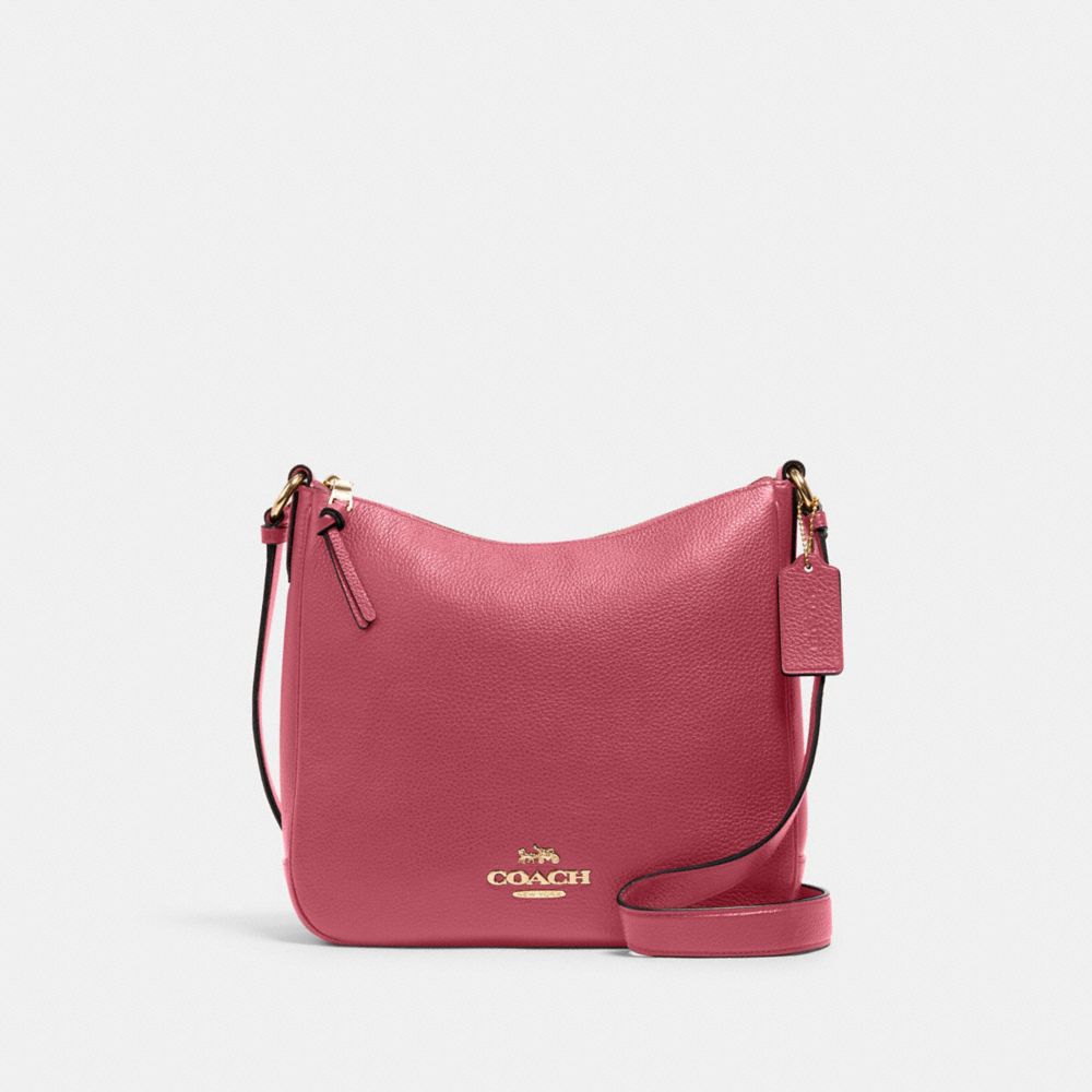 COACH C1648 Ellie File Bag GOLD/ROUGE