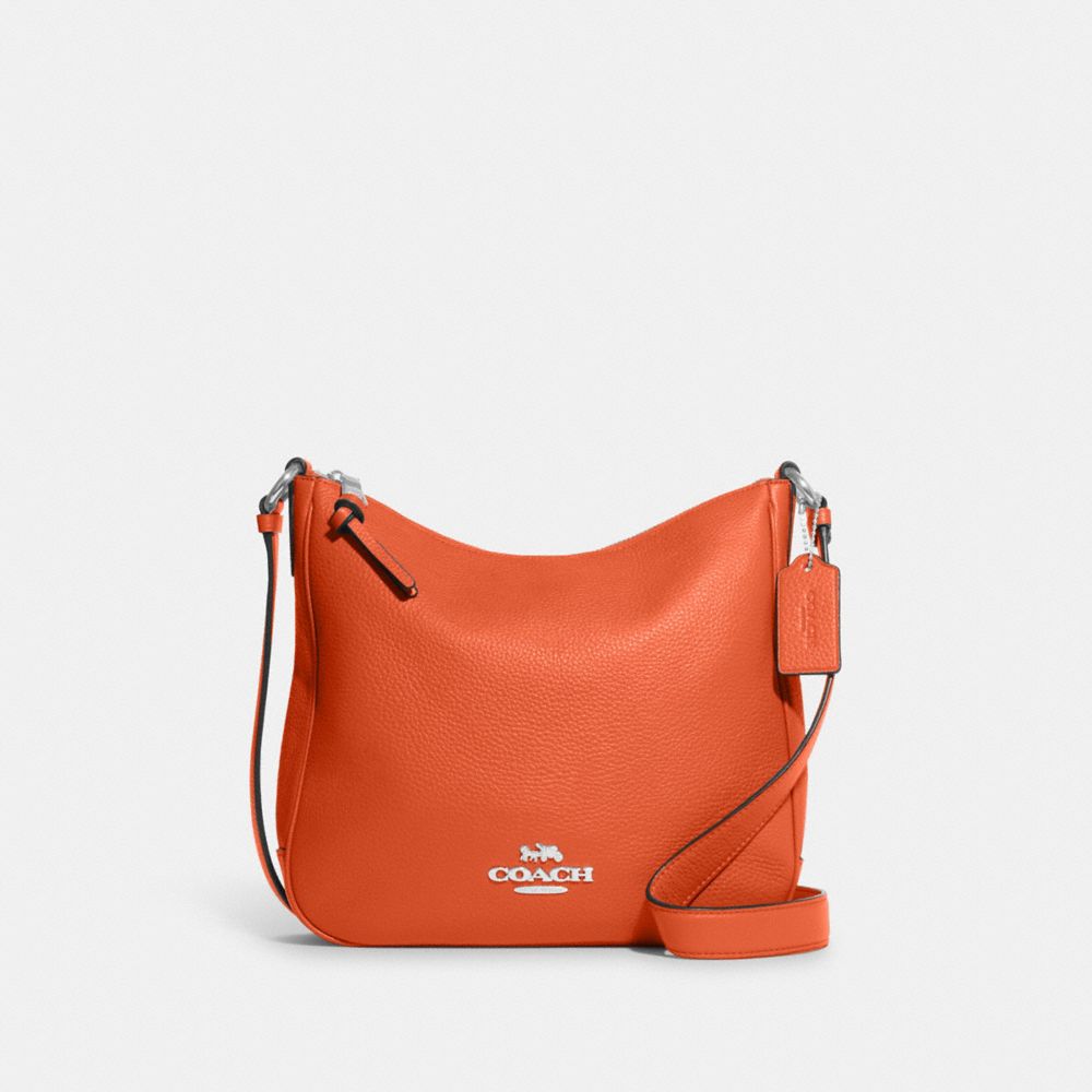 Ellie File Bag - C1648 - Silver/Bright Orange