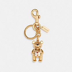 COACH C1682 Gifting Bear Bag Charm GOLD