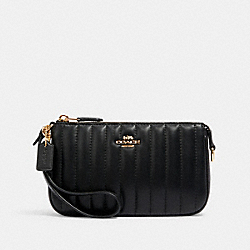 COACH C1850 - Nolita 19 With Linear Quilting GOLD/BLACK