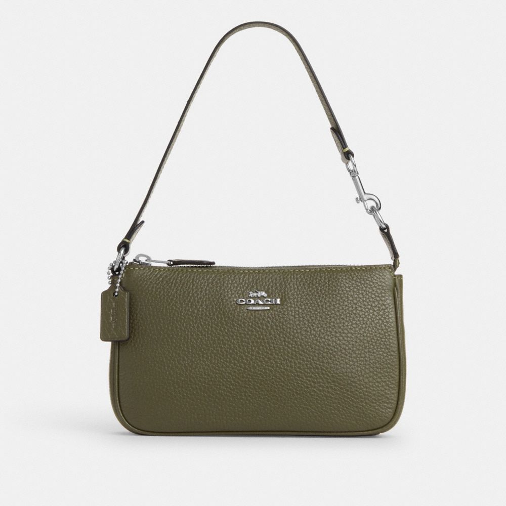 COACH C1985 Nolita 19 SILVER/OLIVE DRAB