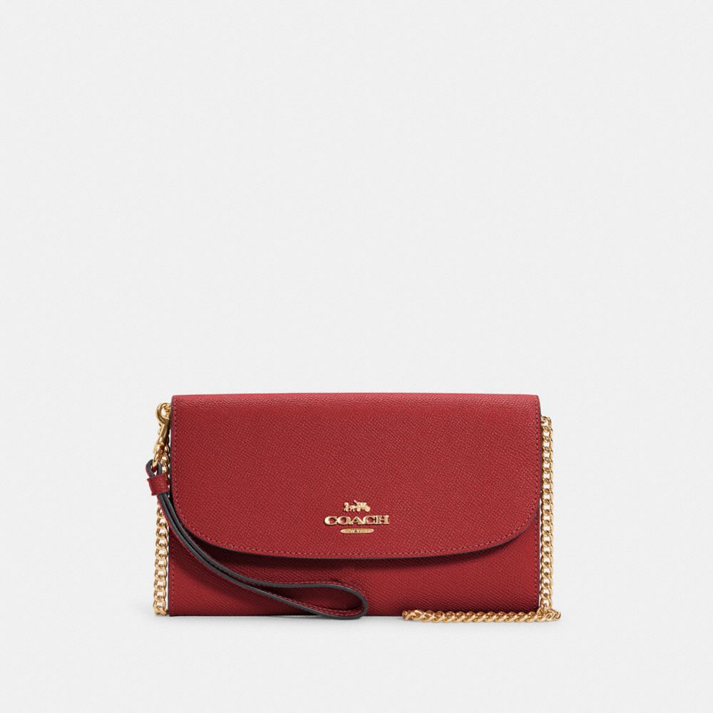 COACH C1995 Gemma Clutch Crossbody IM/1941 RED