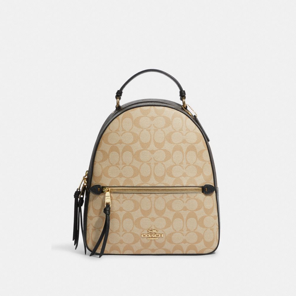 COACH C2002 - JORDYN BACKPACK IN BLOCKED SIGNATURE CANVAS - IM/LIGHT ...