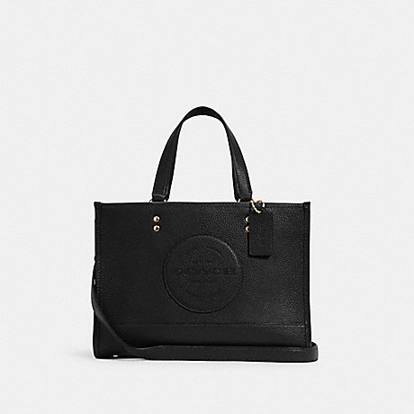 COACH C2004 DEMPSEY CARRYALL WITH PATCH IM/BLACK
