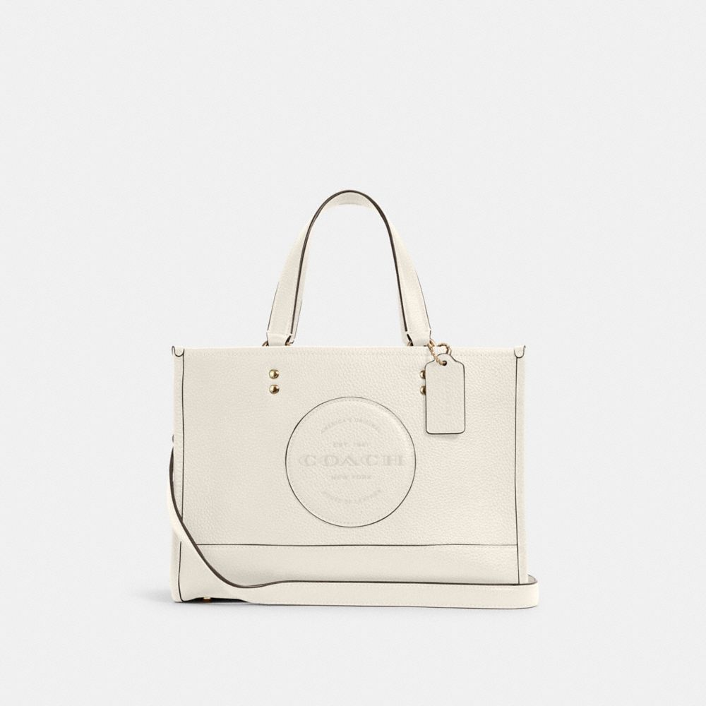 COACH C2004 DEMPSEY CARRYALL WITH PATCH IM/CHALK