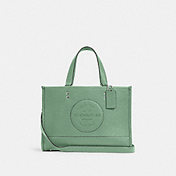 DEMPSEY CARRYALL WITH PATCH - SV/WASHED GREEN - COACH C2004