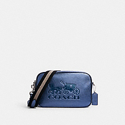 JES CROSSBODY WITH HORSE AND CARRIAGE - SV/METALLIC NAVY - COACH C2245