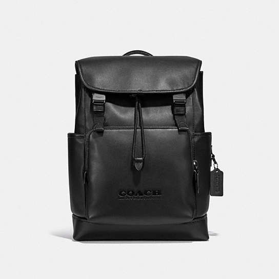 C2284 - League Flap Backpack Black Copper/Black