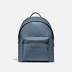 COACH C2286 Charter Backpack BLACK COPPER/BLUE QUARTZ