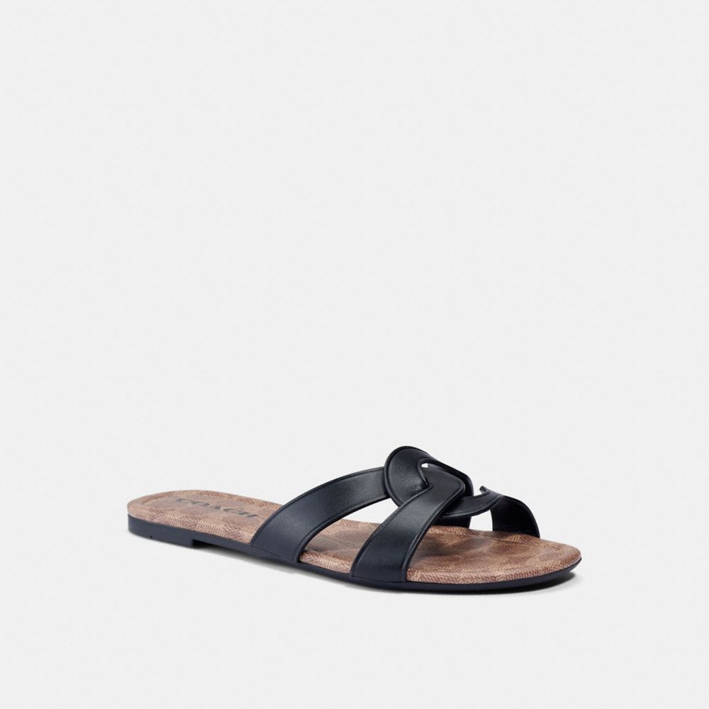 COACH C2310 Essie Sandal BLACK