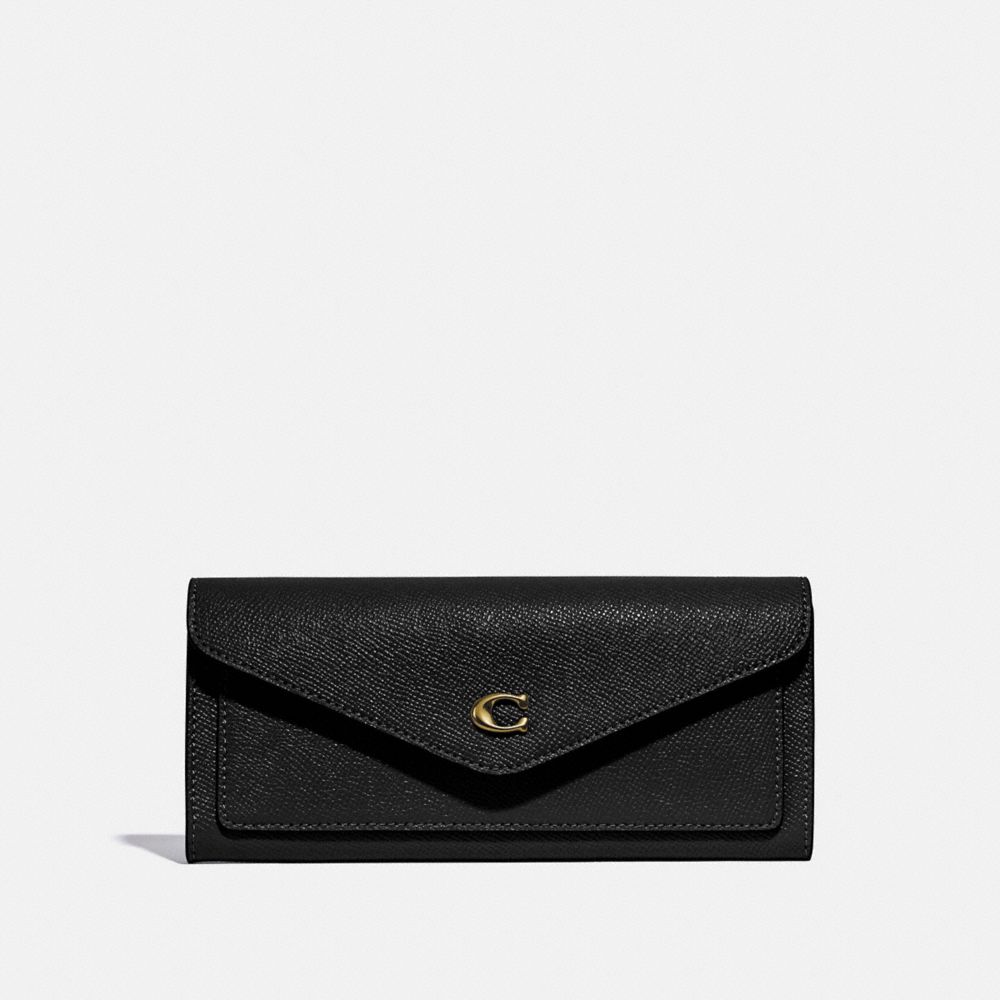 Wyn Soft Wallet - C2326 - Light Gold/Black