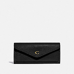 Wyn Soft Wallet - C2326 - Light Gold/Black