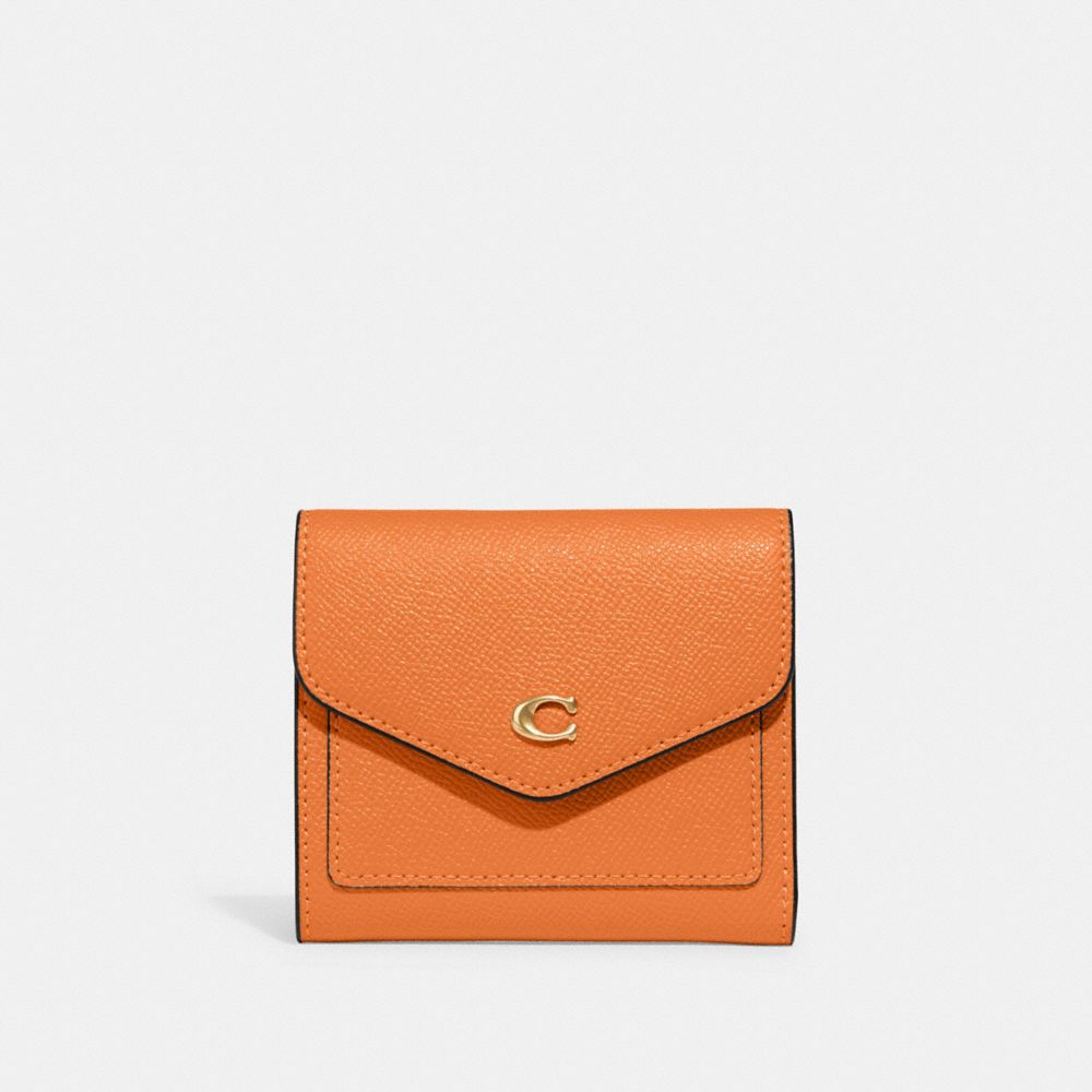 COACH C2328 Wyn Small Wallet Brass/Papaya