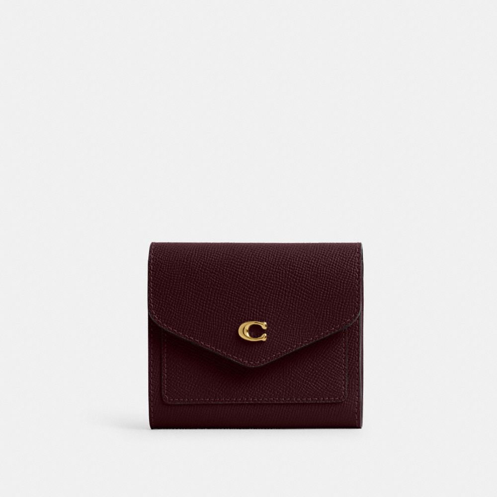 Wyn Small Wallet - C2328 - Brass/Merlot