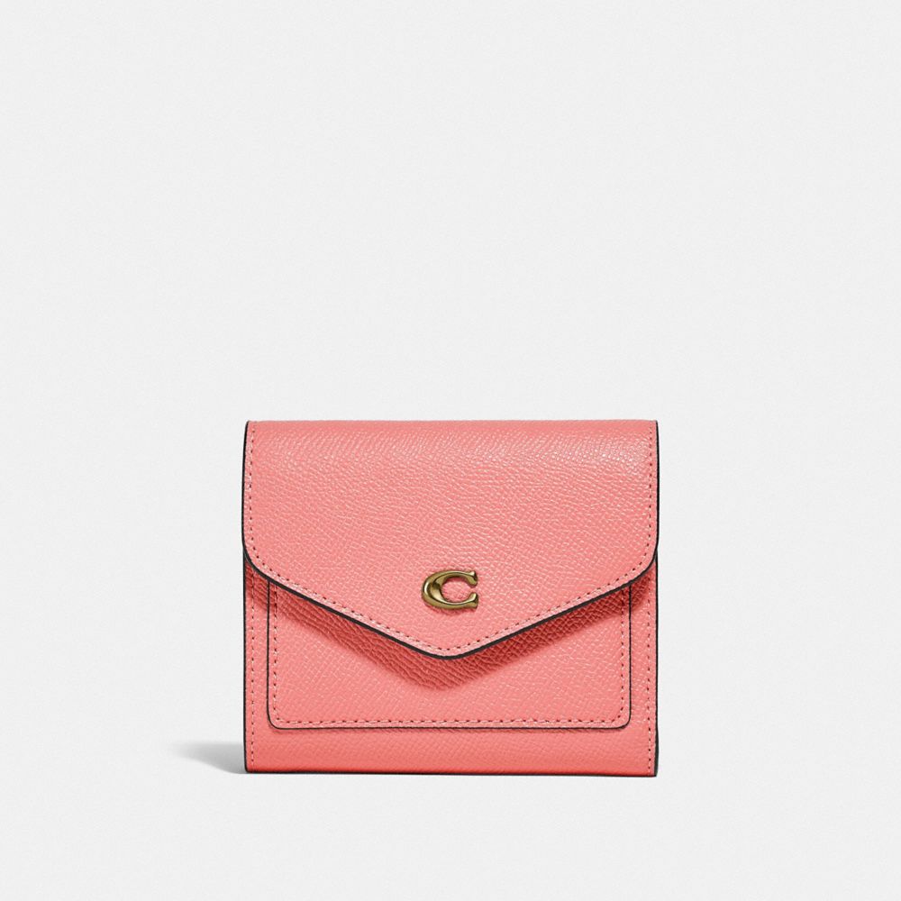 COACH C2328 - WYN SMALL WALLET - BRASS/CANDY PINK | COACH ACCESSORIES