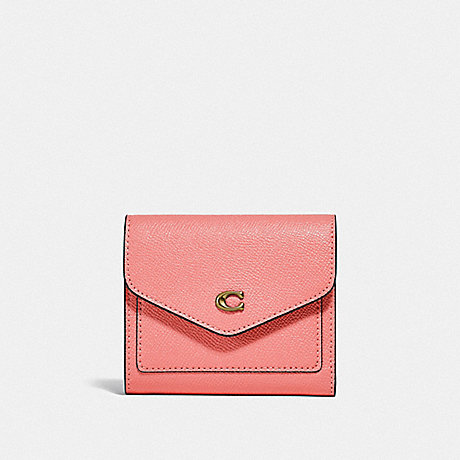COACH C2328 Wyn Small Wallet Brass/Candy-Pink