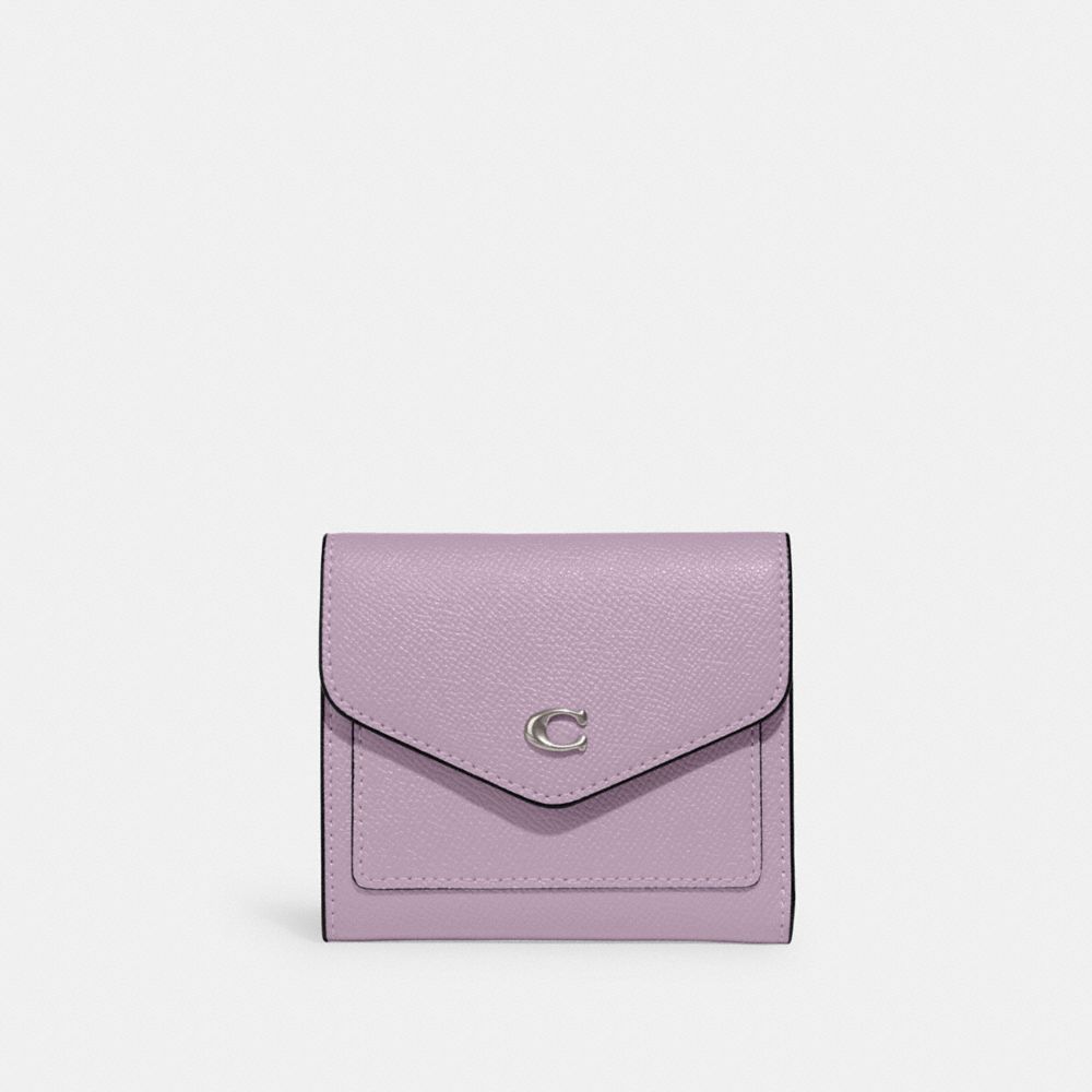 COACH C2328 Wyn Small Wallet SILVER/SOFT PURPLE