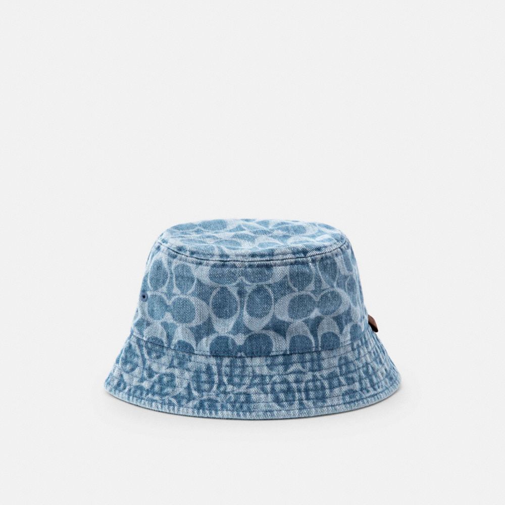 COACH C2436 - SIGNATURE DENIM BUCKET HAT INDIGO