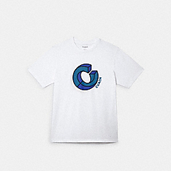 COACH C2450 Signature Twist T-shirt WHITE