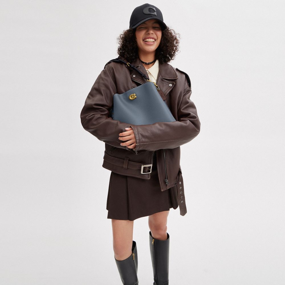 WILLOW SHOULDER BAG IN COLORBLOCK