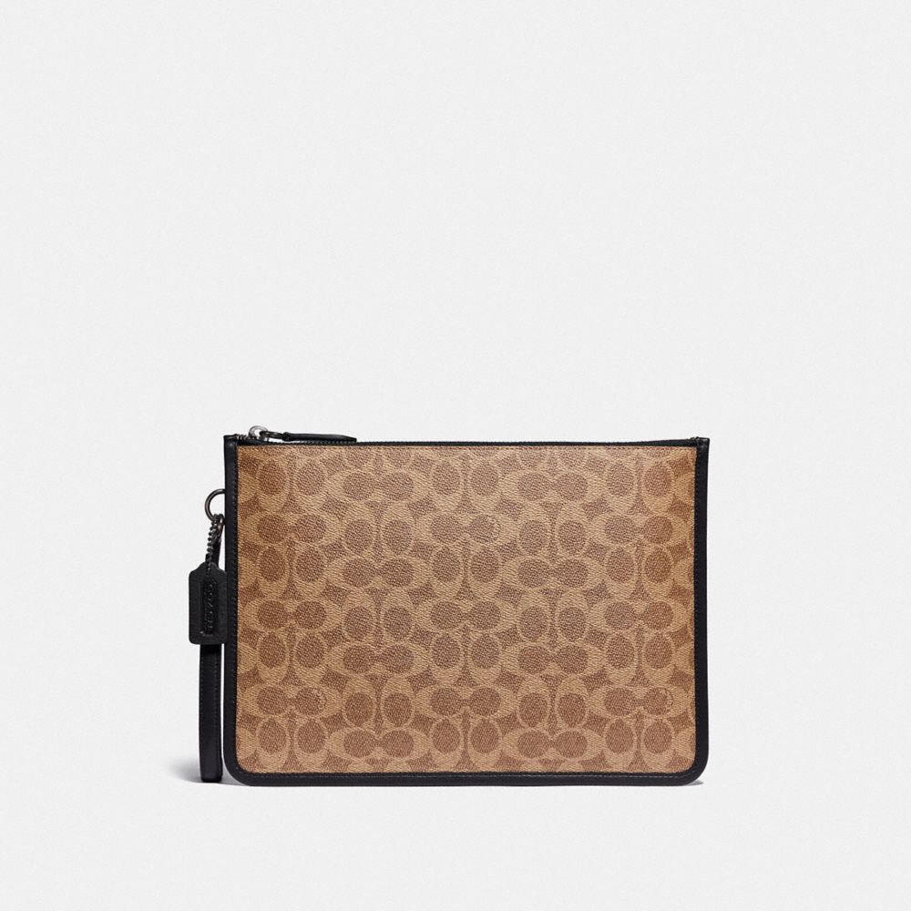 公式 Coach コーチ クラッチバッグ メンズ