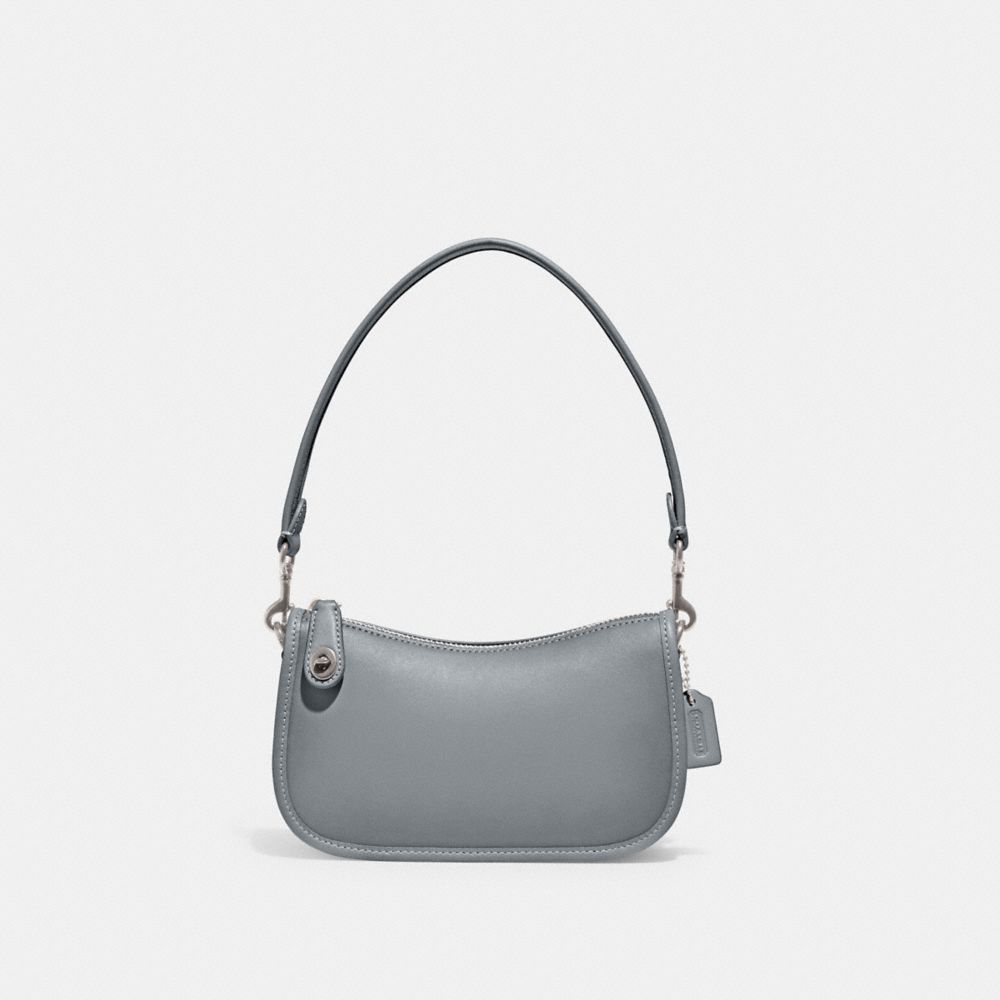 COACH C2643 Swinger Bag 20 SILVER/GREY BLUE
