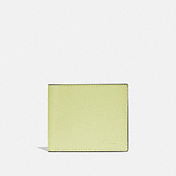 COACH C2648 3 In 1 Wallet In Colorblock PALE LIME/PEBBLE