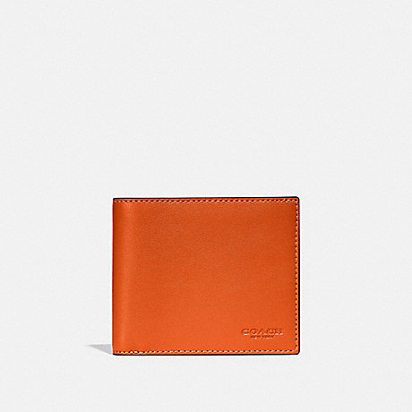 COACH C2648 3 In 1 Wallet In Colorblock Spice Orange/Dark Saddle