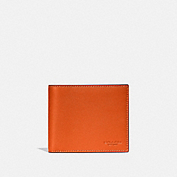 3 In 1 Wallet In Colorblock - C2648 - Spice Orange/Dark Saddle