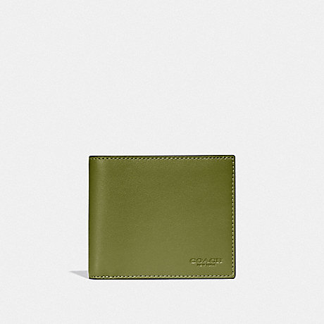 COACH 3 In 1 Wallet In Colorblock - OLIVE GREEN/AMAZON GREEN - C2648