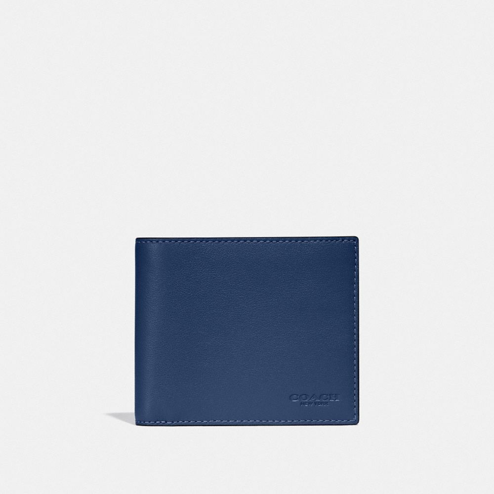 COACH C2648 3 In 1 Wallet In Colorblock DEEP BLUE/PRUSSIAN