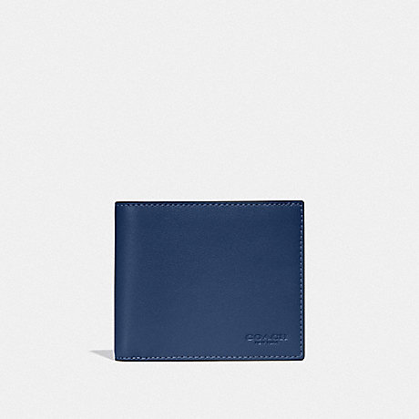 COACH C2648 3 In 1 Wallet In Colorblock DEEP-BLUE/PRUSSIAN