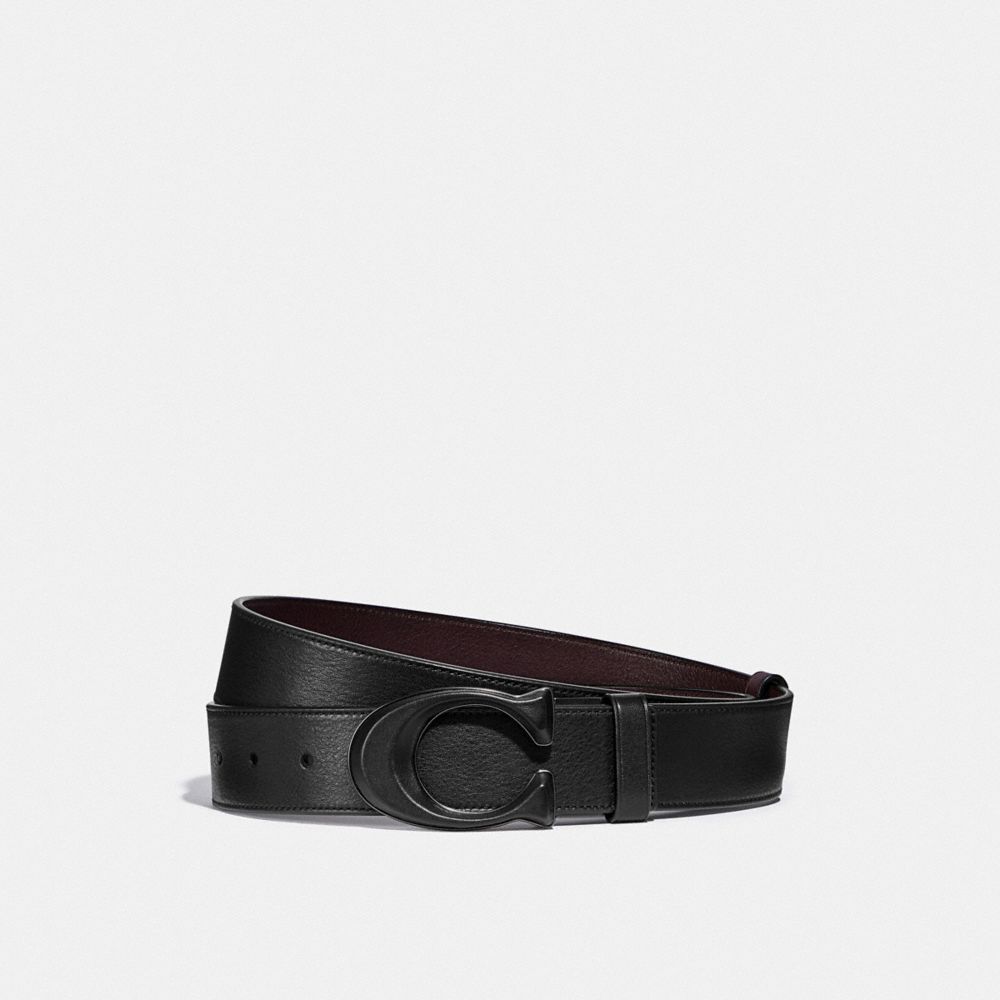 C2654 - Signature Buckle Cut To Size Reversible Belt, 38 Mm Deep Blue/Midnight