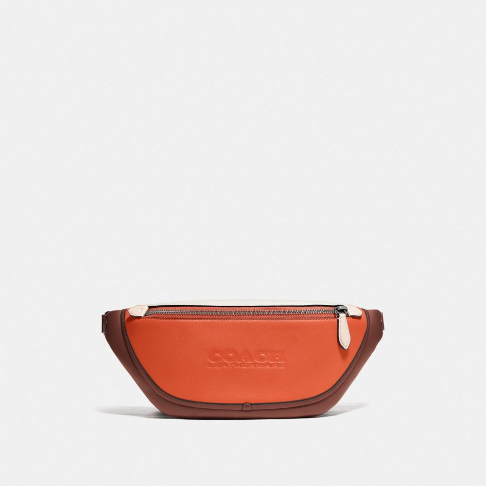 COACH C2663 - League Belt Bag In Colorblock JI/SPICE ORANGE MULTI