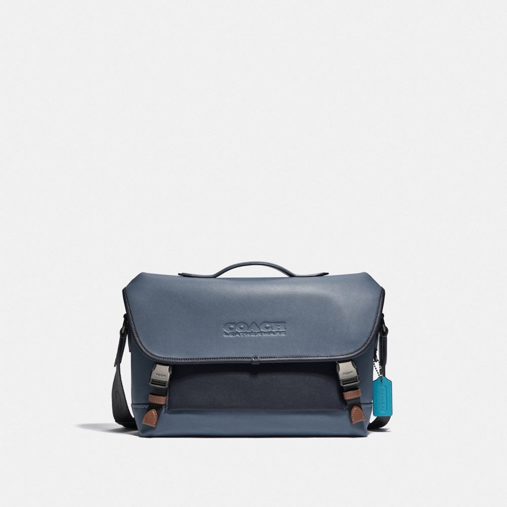 League Bike Bag In Colorblock - JI/BLUE QUARTZ MULTI - COACH C2665