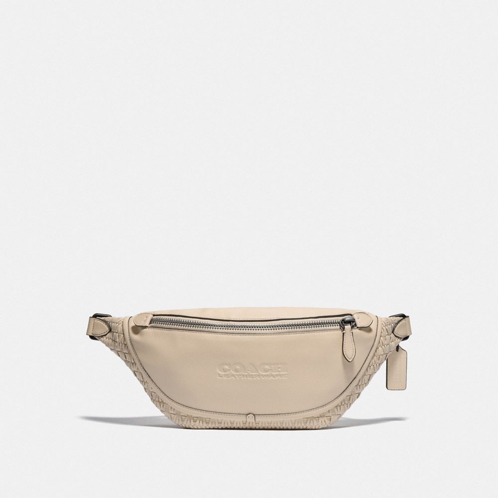 COACH C2668 League Belt Bag With Weaving JI/IVORY