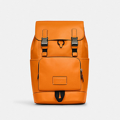 COACH C2710 Track Backpack Qb/Bright Mandarin