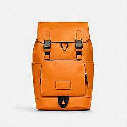 COACH C2710 Track Backpack QB/BRIGHT MANDARIN