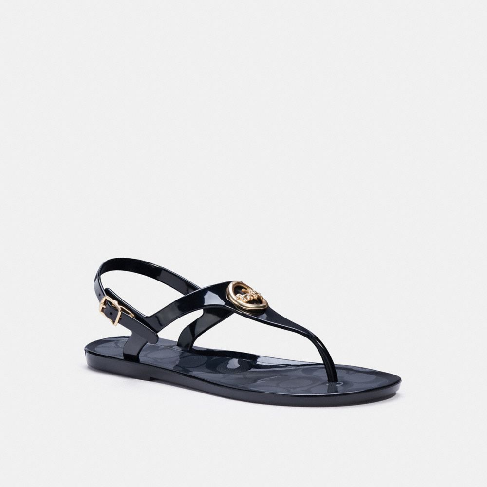 COACH C2802 Nicolle Sandal BLACK