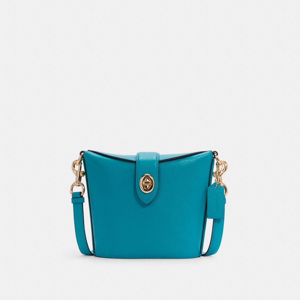 COACH ADDIE CROSSBODY - IM/TEAL - C2814