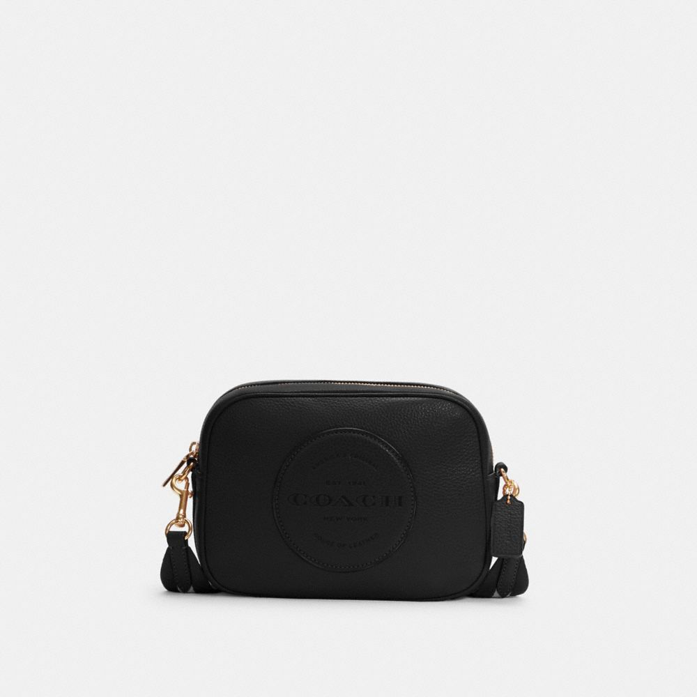 COACH C2828 - DEMPSEY CAMERA BAG WITH PATCH IM/BLACK