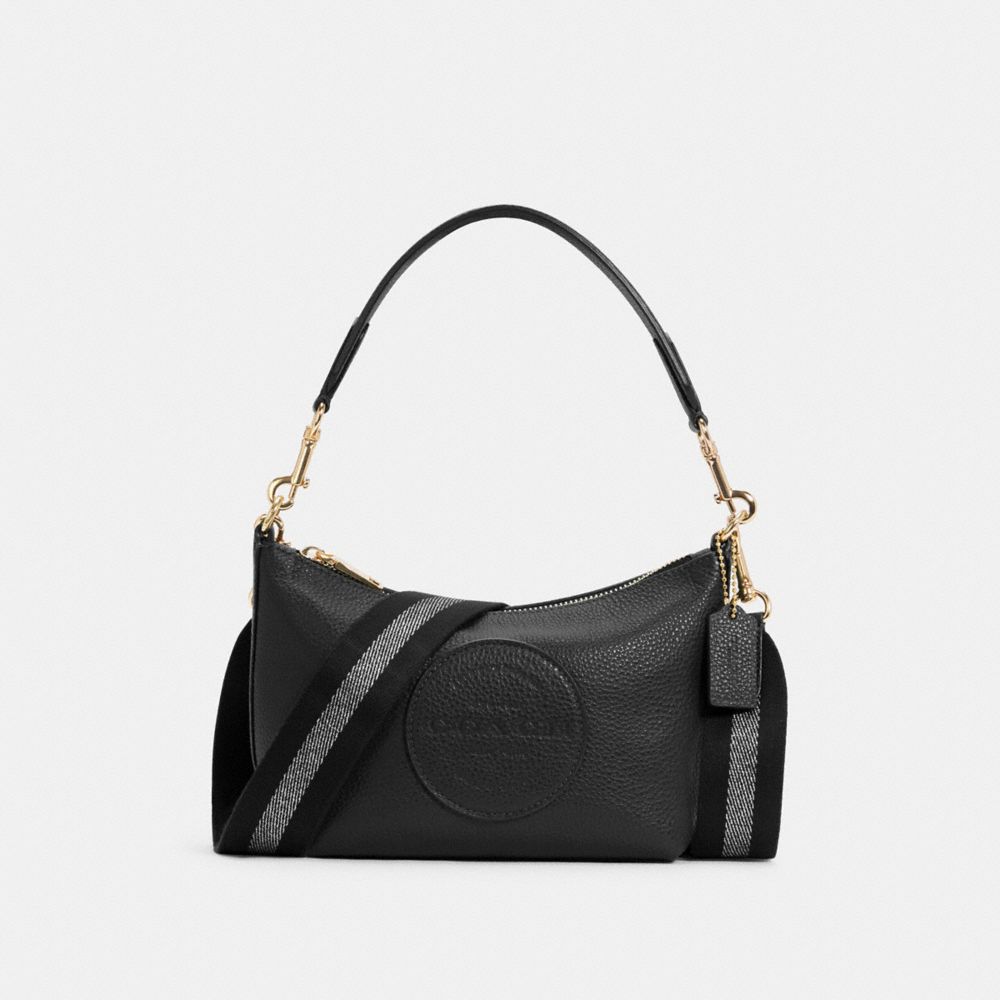COACH C2829 - DEMPSEY SHOULDER BAG WITH PATCH - IM/BLACK | COACH GIFTS