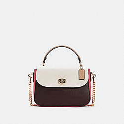 MARLIE TOP HANDLE SATCHEL IN COLORBLOCK - C2836 - IM/CHALK MULTI