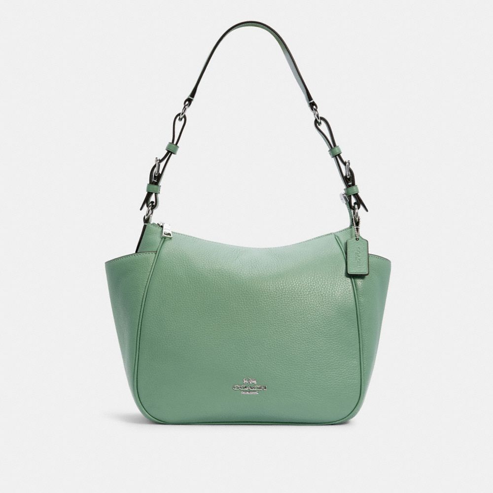 RORI SHOULDER BAG - SV/WASHED GREEN - COACH C2853