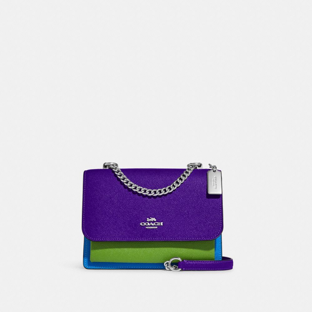 COACH C2860 Klare Crossbody In Colorblock SV/SPORT PURPLE MULTI